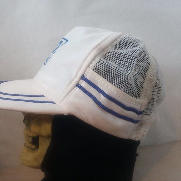 Vintage Delco Electronics Striped Snap Back Trucker Hat - Picture 3 of 7